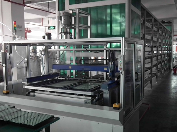 LED display glue line